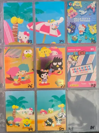 Cartas Trading Hello Kitty and Friends