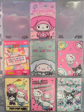 Cartas Trading Hello Kitty and Friends