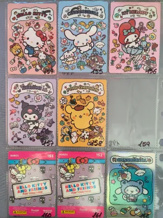 Cartas Trading Hello Kitty and Friends