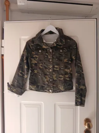 Cazadora tejana camuflaje mujer Talla S