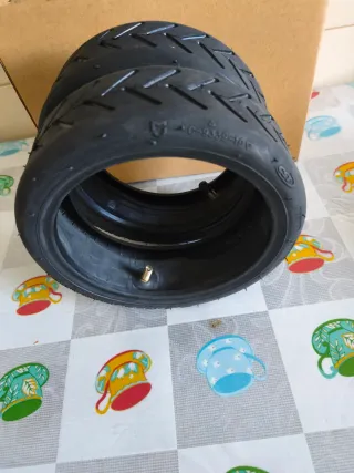 Neumáticos y cámaras patinete eléctrico (2 unidade