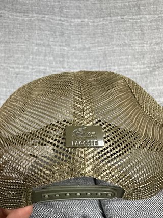 Gorra trucker Lacoste verde