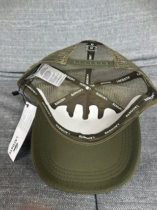 Gorra trucker Lacoste verde