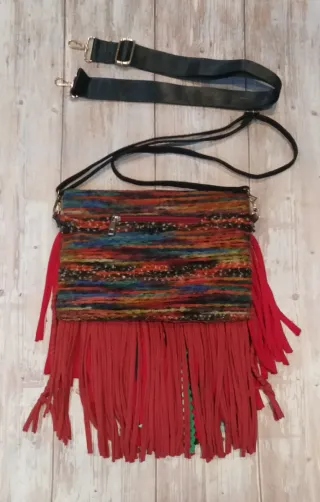 Bolso Boho Chic Hecho a Mano Multicolor