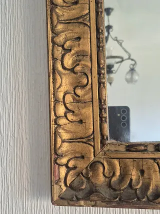 Espejo Pared Dorado 51x56cm