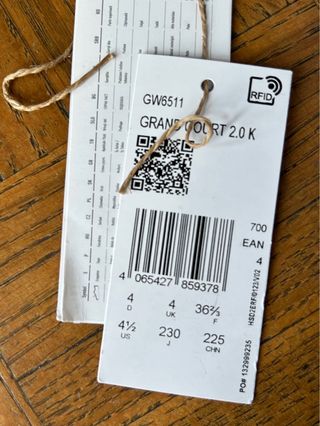 Adidas Grand Court 2.0 K Scarpe Donna Taglia 36.5