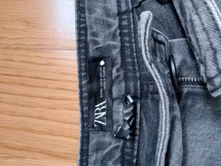 Pantalón vaquero Zara gris T34