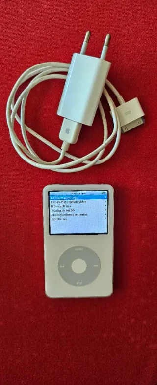 iPod Classic 5ª Gen Plata/Blanco