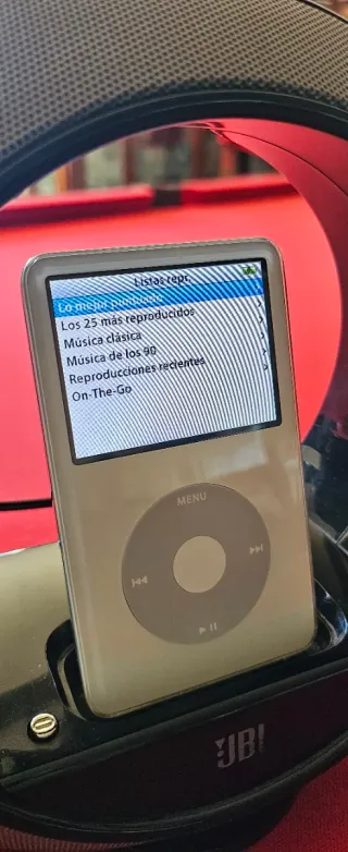 iPod Classic 5ª Gen Plata/Blanco