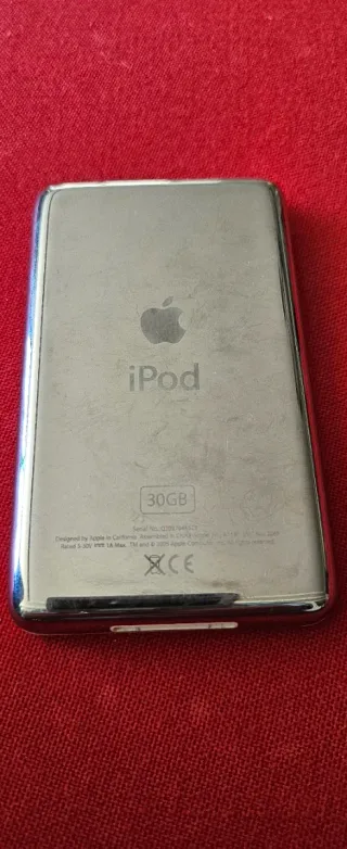 iPod Classic 5ª Gen Plata/Blanco