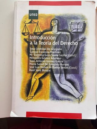 Introduccion a la Teoria del Derecho de la UNED
