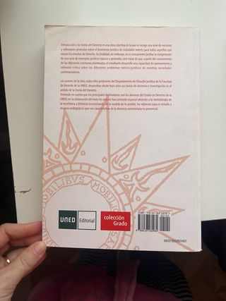 Introduccion a la Teoria del Derecho de la UNED