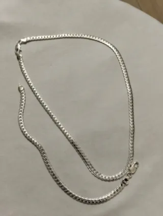 Conjunto Plata 925 Collar y Pulsera Nuevos