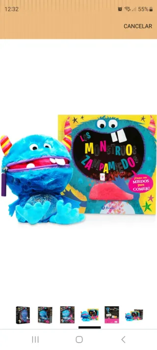 Libro Los Monstruos Zampamiedos + Peluche