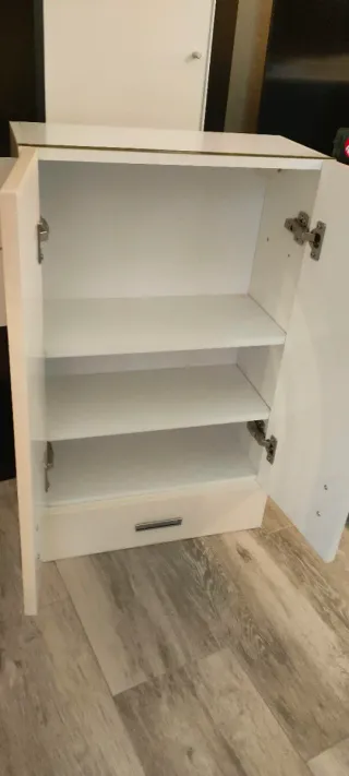 Armario baño/lavadora + espejo grande