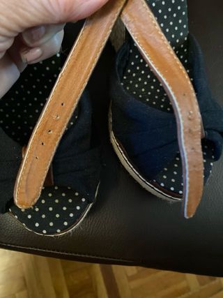 Zapatillas de esparto con cuña