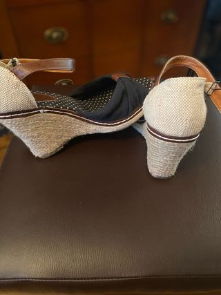 Zapatillas de esparto con cuña
