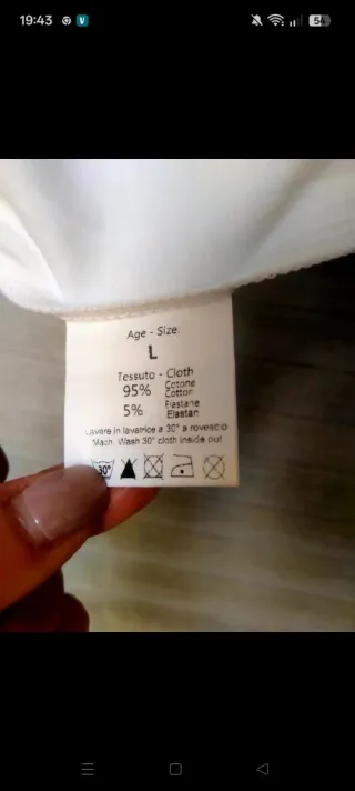 T-shirt Boy London bianca con strass