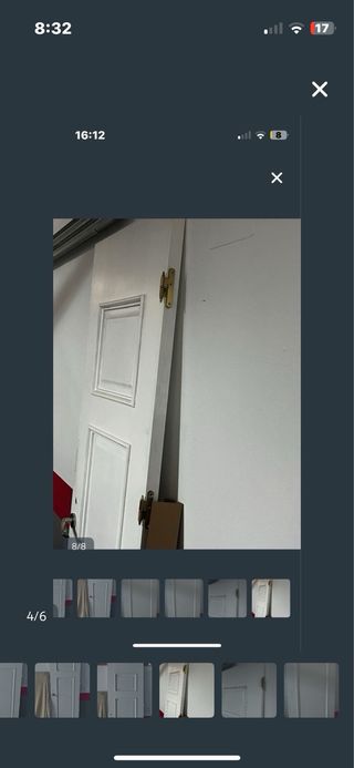 Puerta Maciza Roble Lacada