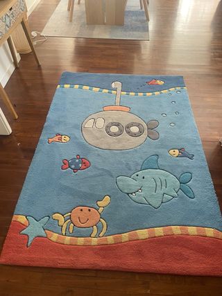 Alfombra infantil temática submarino