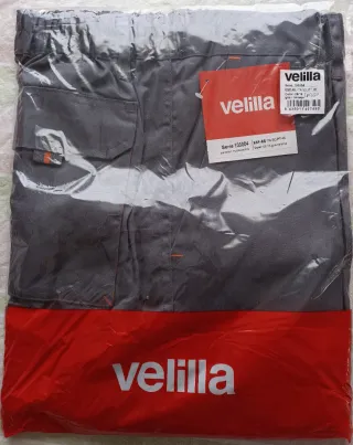 Pantalon largo de trabajo Velilla gris y na