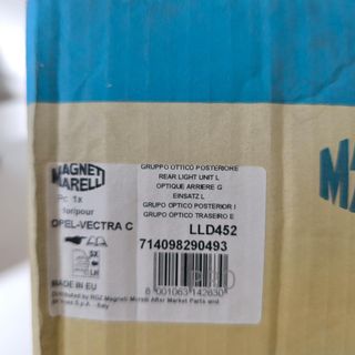 PILOTO TRASERO IZQUIERDO OPEL VECTRA NUEVO LLD452