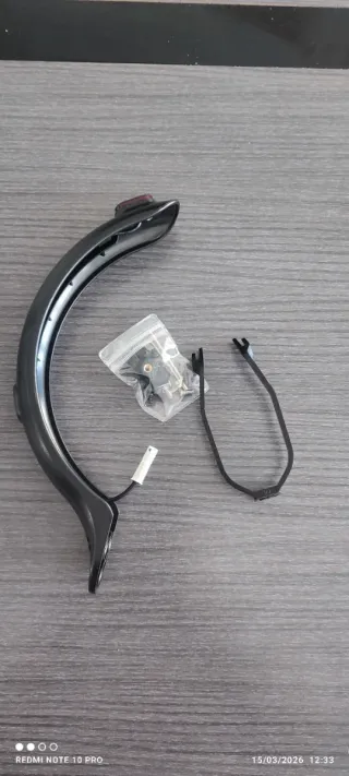 Guardabarros trasero patinete con luz