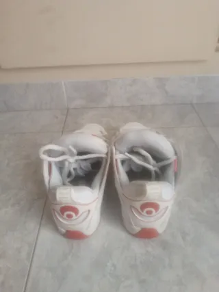 Zapatillas Osiris Talla 41 Blancas Rojas.