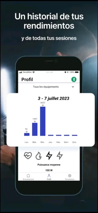 Bicicleta Estática Domyos E-Fold 6