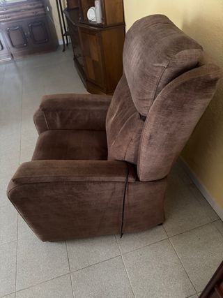 Sillón relax levantapersonas marrón
