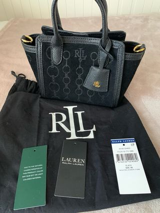 Bolso Tote Ralph Lauren Negro