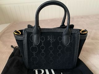 Bolso Tote Ralph Lauren Negro