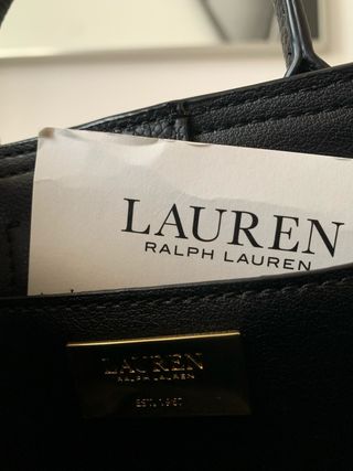 Bolso Tote Ralph Lauren Negro