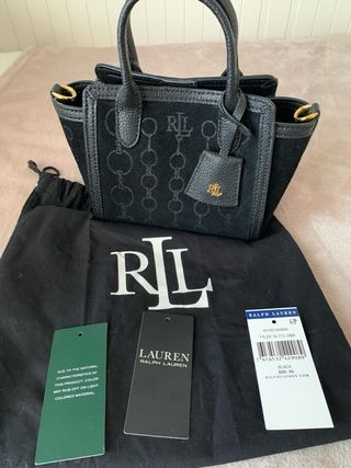 Bolso Tote Ralph Lauren Negro