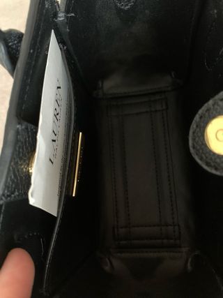 Bolso Tote Ralph Lauren Negro