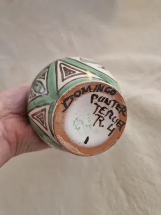 Jarrón de cerámica de Domingo Punter