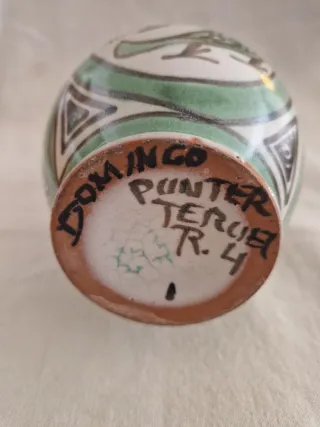 Jarrón de cerámica de Domingo Punter