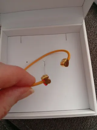 Pulsera Tous Plata Vermeil Corazón y Oso