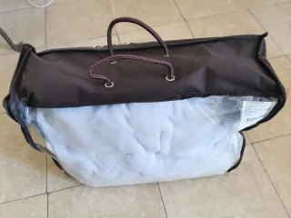 Juego de sábanas de coralina Burrito Blanco 90cm