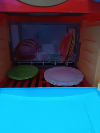 Cocina de juguete con accesorios