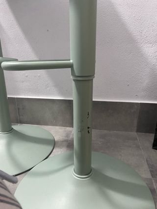 Banquetas regulables verdes (2 unidades) urge