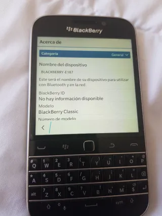 BlackBerry Classic Negro