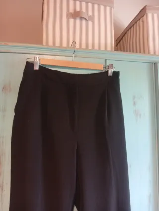 Pantalón Zara Talla L Marrón