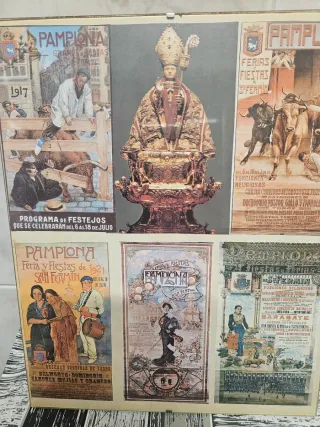 Cuadros Carteles Antiguos San Fermín