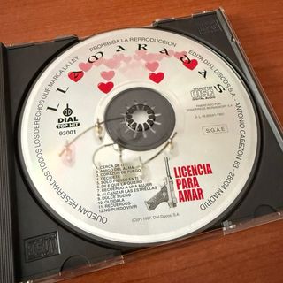 CD Llamaradas “Licencia para amar” (1997)