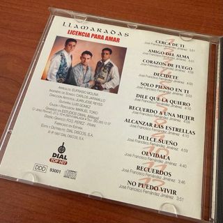 CD Llamaradas “Licencia para amar” (1997)