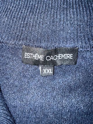 Jersey ESTHEME Cachemira Azul Talla XXL