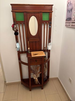 Mueble de entrada de madera