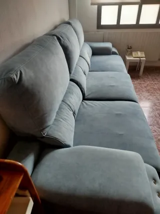 Sofá Eléctrico Azul