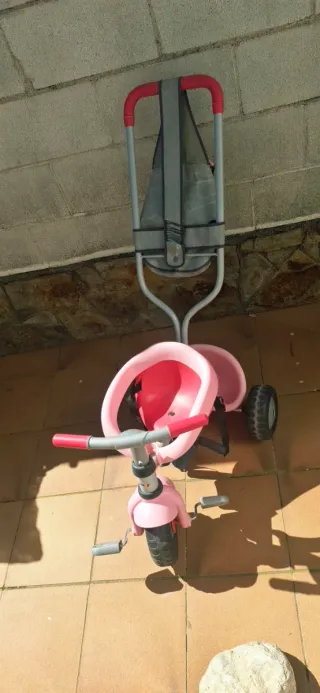 Triciclo Infantil Rosa Smoby